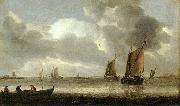 Abraham van Beijeren Silver Seascape oil painting
